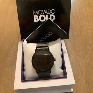 Authentic Movad Bold men Watch,one time used